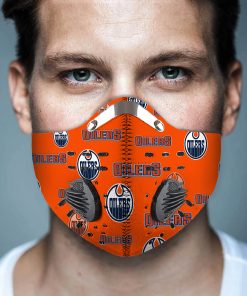 Edmonton Oilers Hockey Face Mask + N95 Filter Edmonton Oilers Hockey Face Mask + N95 Filter