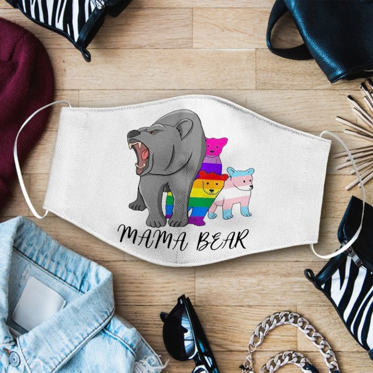 Mama Bear Face Mask