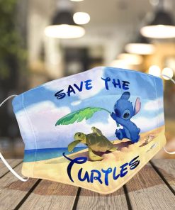 Stitch Save The Turtles Face Maks