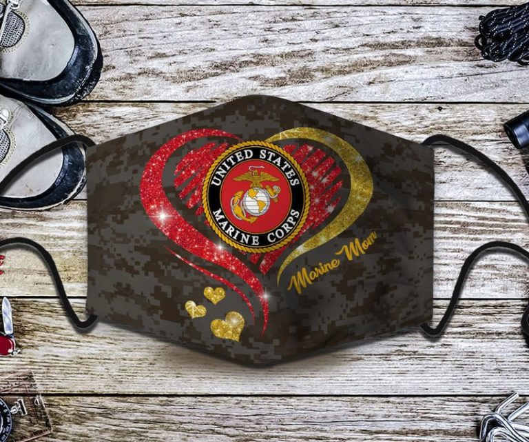 US Marine Mom Face Mask
