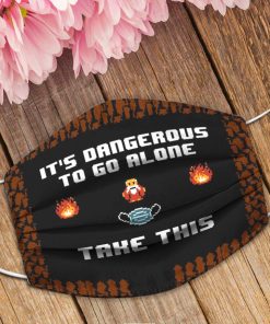 Game It’s Dangerous To Go Alone Take This Face Mask