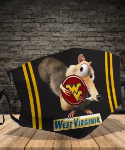 Scrat Hug West Virginia Mountaineers Football PM2.5 Filter Face Mask Scrat Hug West Virginia Mountaineers Football PM2.5 Filter Face Mask