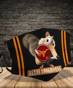Scrat Hug Texas Longhorns PM2.5 Filter Face Mask Scrat Hug Texas Longhorns PM2.5 Filter Face Mask