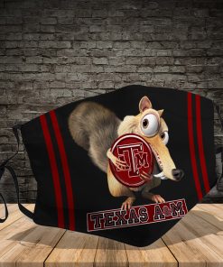 Scrat Hug Texas A&M Aggies PM2.5 Filter Face Mask
