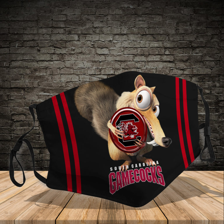 Scrat Hug South Carolina Gamecocks PM2.5 Filter Face Mask