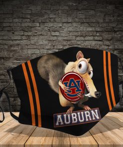 Scrat Hug Auburn Tigers PM2.5 Filter Face Mask