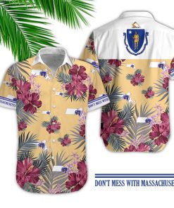 Don’t Mess With Massachusetts State Button-Up T Shirt