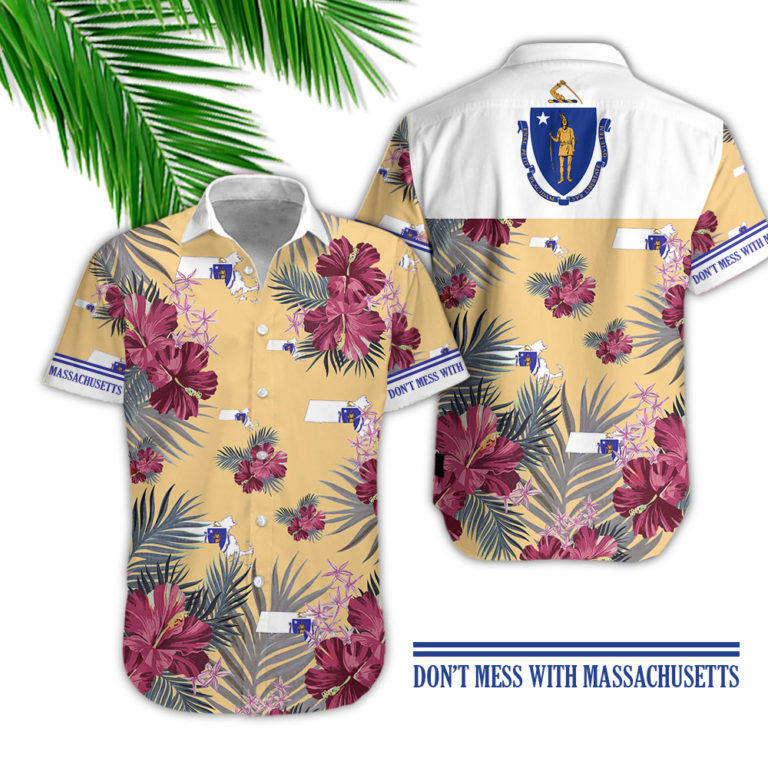 Don’t Mess With Massachusetts State Button-Up T Shirt