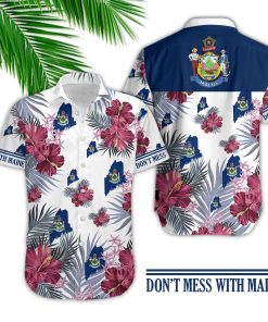 Don’t Mess With Maine State Button-Up T Shirt