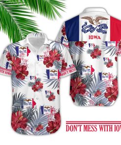 Don’t Mess With Iowa State Button-Up T Shirt