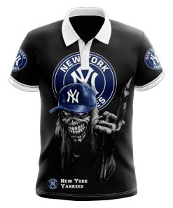 New York Yankees Baseball Skull All Over Print Hoodie, T Shirt