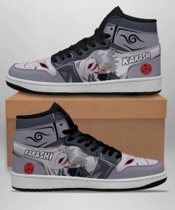 Naruto Hatake Kakashi Air Jordan 1 High Sneakers