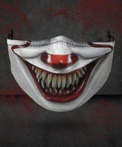 Halloween Pennywise Face PM2.5 Filter Face Mask Halloween Pennywise Face PM2.5 Filter Face Mask