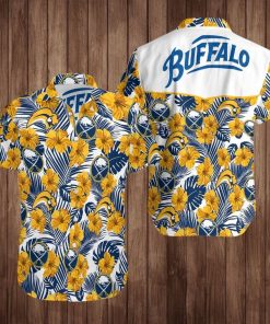 Buffalo Sabres Ice Hockey Button-up T Shirt Buffalo Sabres Ice Hockey Button-up T Shirt