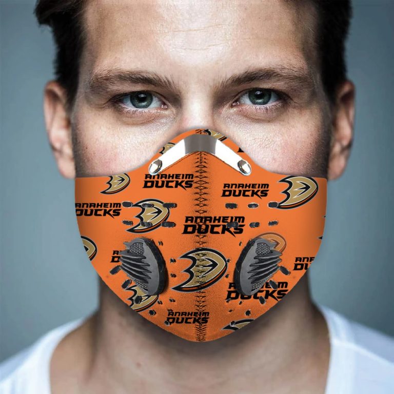Anaheim Ducks Hockey Team Face Mask + N95 Filter
