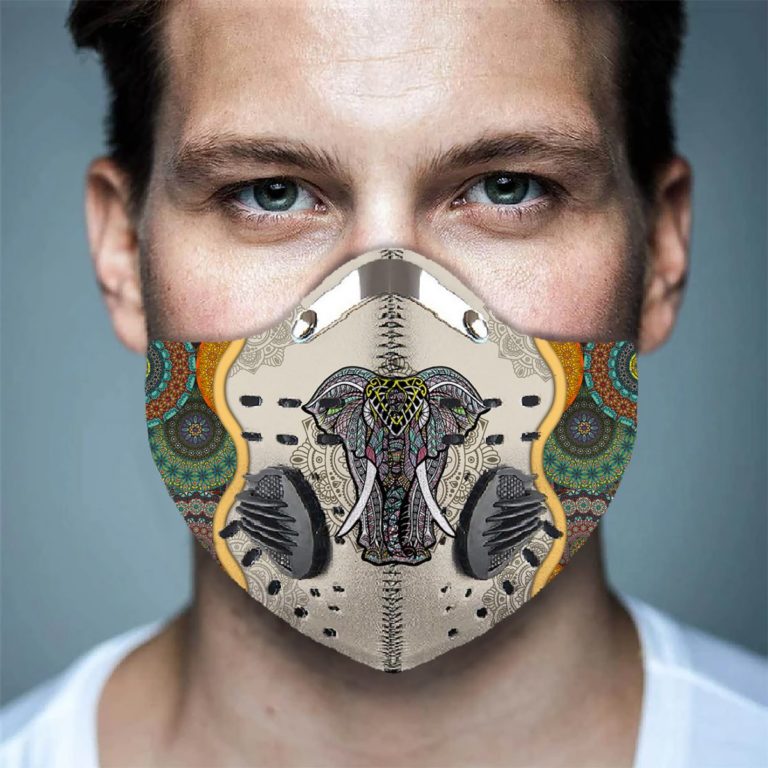 Mandala Elephant N95 Filter Face Mask