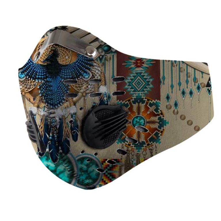 Native American N95 Filter Face Mask + Filter Sheet