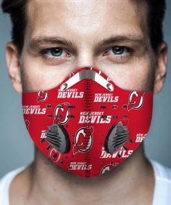 New Jersey Devils Face Mask + N95 Filter New Jersey Devils Face Mask + N95 Filter