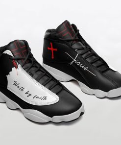 Jesus Walk By Faith Air Jordan 13 Sneakers