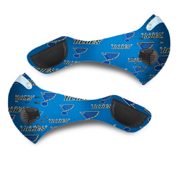 St. Louis Blues Hockey Face Mask + N95 Filter