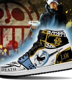 One Piece Trafalgar Law Jordan 1 High Sneaker One Piece Trafalgar Law Jordan 1 High Sneaker