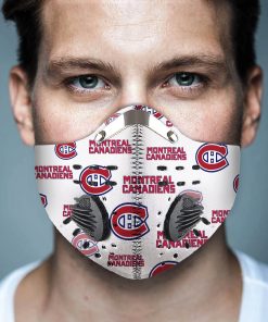 Montreal Canadiens Hockey Face Mask + N95 Filter Montreal Canadiens Hockey Face Mask + N95 Filter