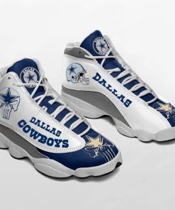 Dallas Cowboys Jordan 13 Sneakers Dallas Cowboys Jordan 13 Sneakers
