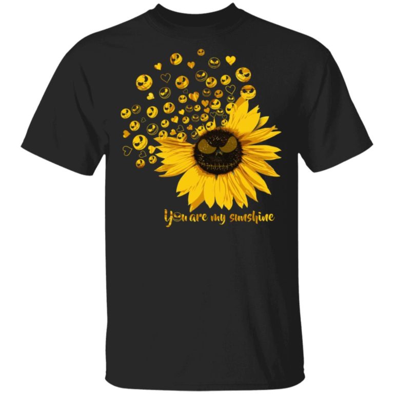 Jack Skellington Sunflower You Are My Sunshine Shirt