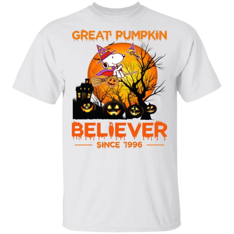 Halloween Snoopy Great Pumpkin Believer Since 1966 Shirt