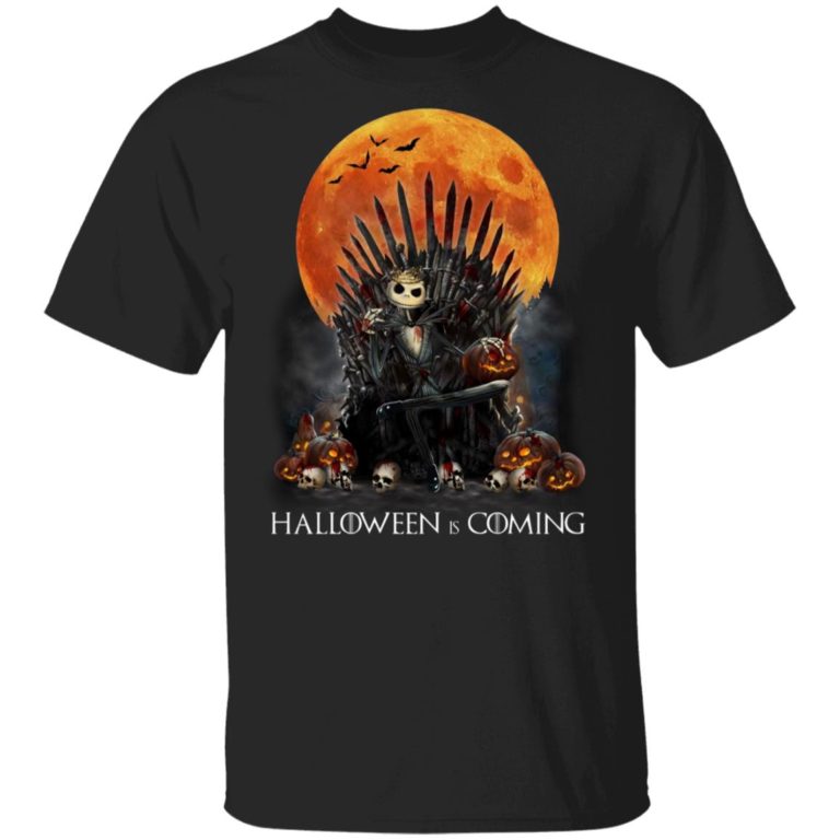 Jack Skellington Halloween Is Coming Game Of Throne Shirt