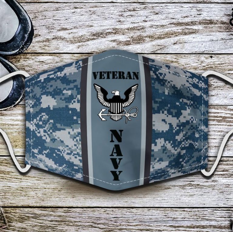 Veteran US Navy Face Mask with PM2.5 Filter