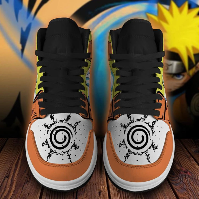 Naruto Rasenshuriken Air Jordan 1 High Shoes - RobinPlaceFabrics
