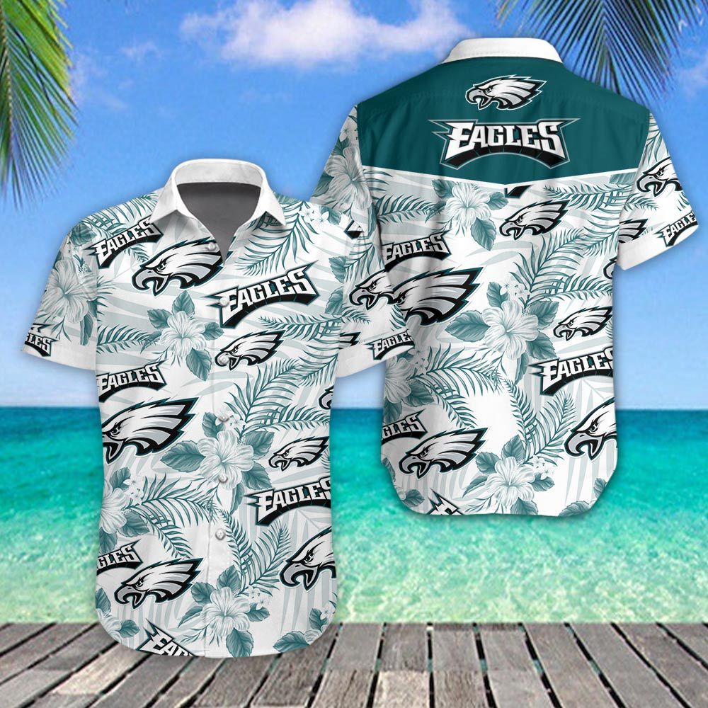 Philadelphia Eagles Football Hawaiian Shirt - RobinPlaceFabrics