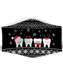 Teeth Christmas Face Mask + PM2.5 Filter