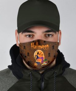 Sewing Halloween Pumpkin Face Mask