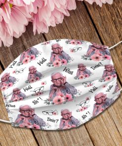 Leslie Jordan Well Shit What Are Y’all Doin’ Face Mask with PM2.5 Filter