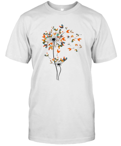 Dandelion Chicken Flower Shirt Floral Chickens Tree Lover T-Shirt