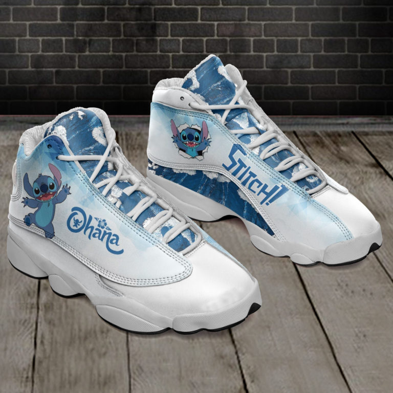 Stitch Ohana Air Jordan 13 Shoes