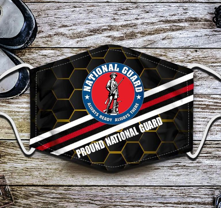 Proud National Guard Face Mask with PM2.5 Filter