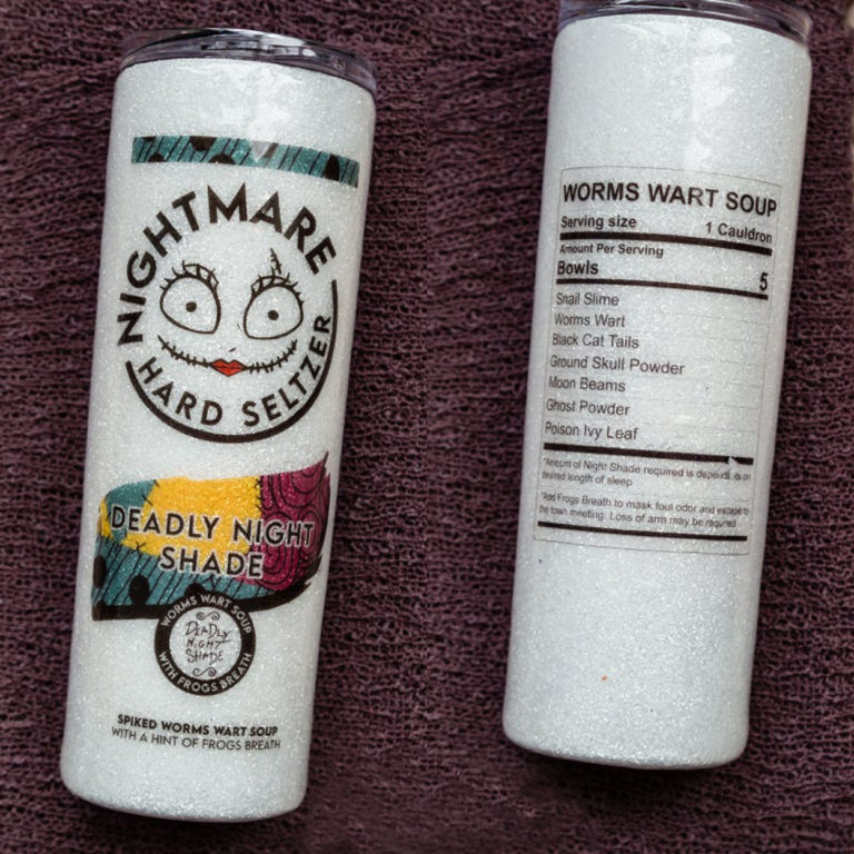 Nightmare Hard Seltzer Deadly Night Shade Tumbler