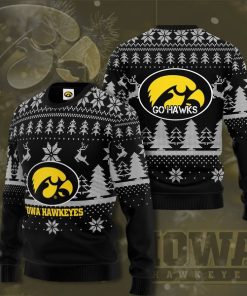 Iowa Hawkeyes Football Ugly Christmas Sweater
