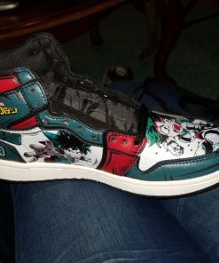 Deku Izuku My Hero Academia Jordan 1 High Sneaker – Jordan Shoes Deku Izuku My Hero Academia Jordan 1 High Sneaker – Jordan Shoes