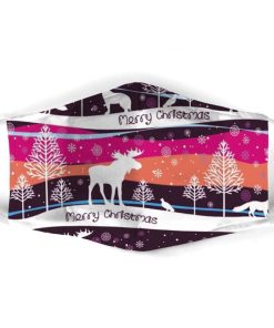 Deer Merry Christmas Face Mask + PM2.5 Filter