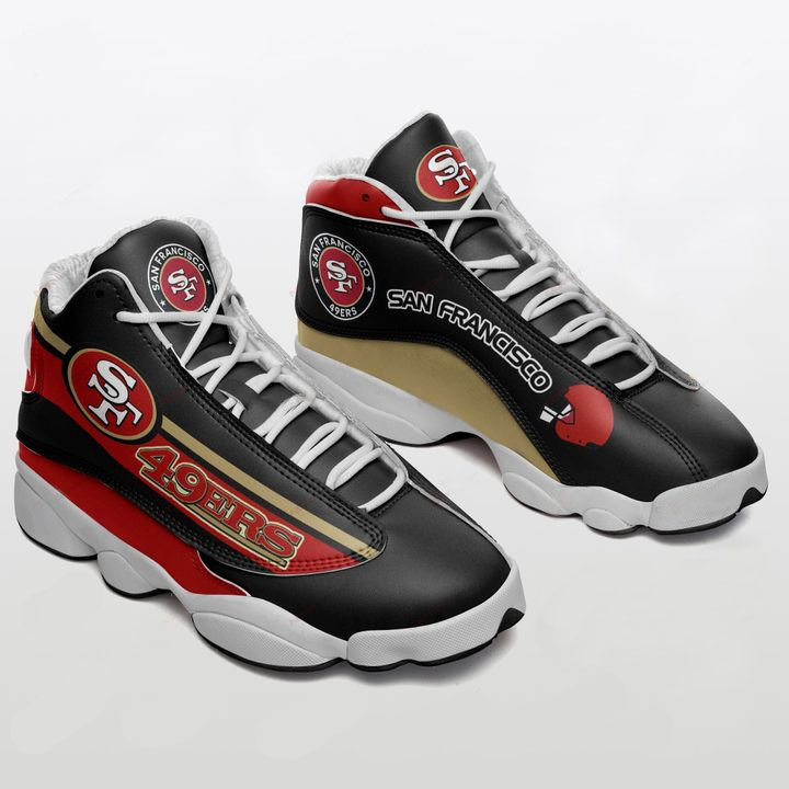 San Francisco 49ers Football Air Jordan 13 Sneakers - RobinPlaceFabrics