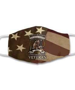 It Cannot Be Inherited Nor Can It Be Purchased Veteran Face Mask with PM2.5 Filter