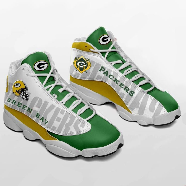 Green Bay Packers Football Team Jordan 13 Shoes – JD 13 Sneaker