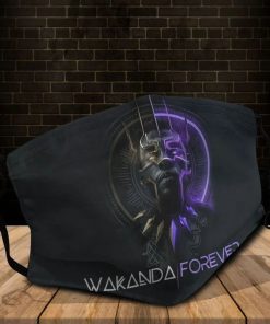 Rip Chadwick Boseman Wakanda Forever Face Mask with PM2.5 Filter Rip Chadwick Boseman Wakanda Forever Face Mask with PM2.5 Filter