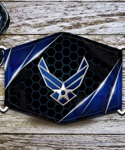 United States Air Force USAF Face Mask with PM2.5 Filter United States Air Force USAF Face Mask with PM2.5 Filter