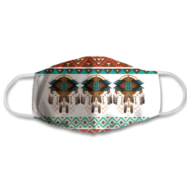 Turtle Native American Face Mask with PM2.5 Filter