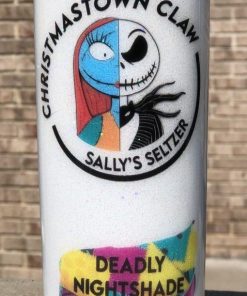 Christmastown Claw Sally Seltzer Deadly Nightshade Glitter Tumbler